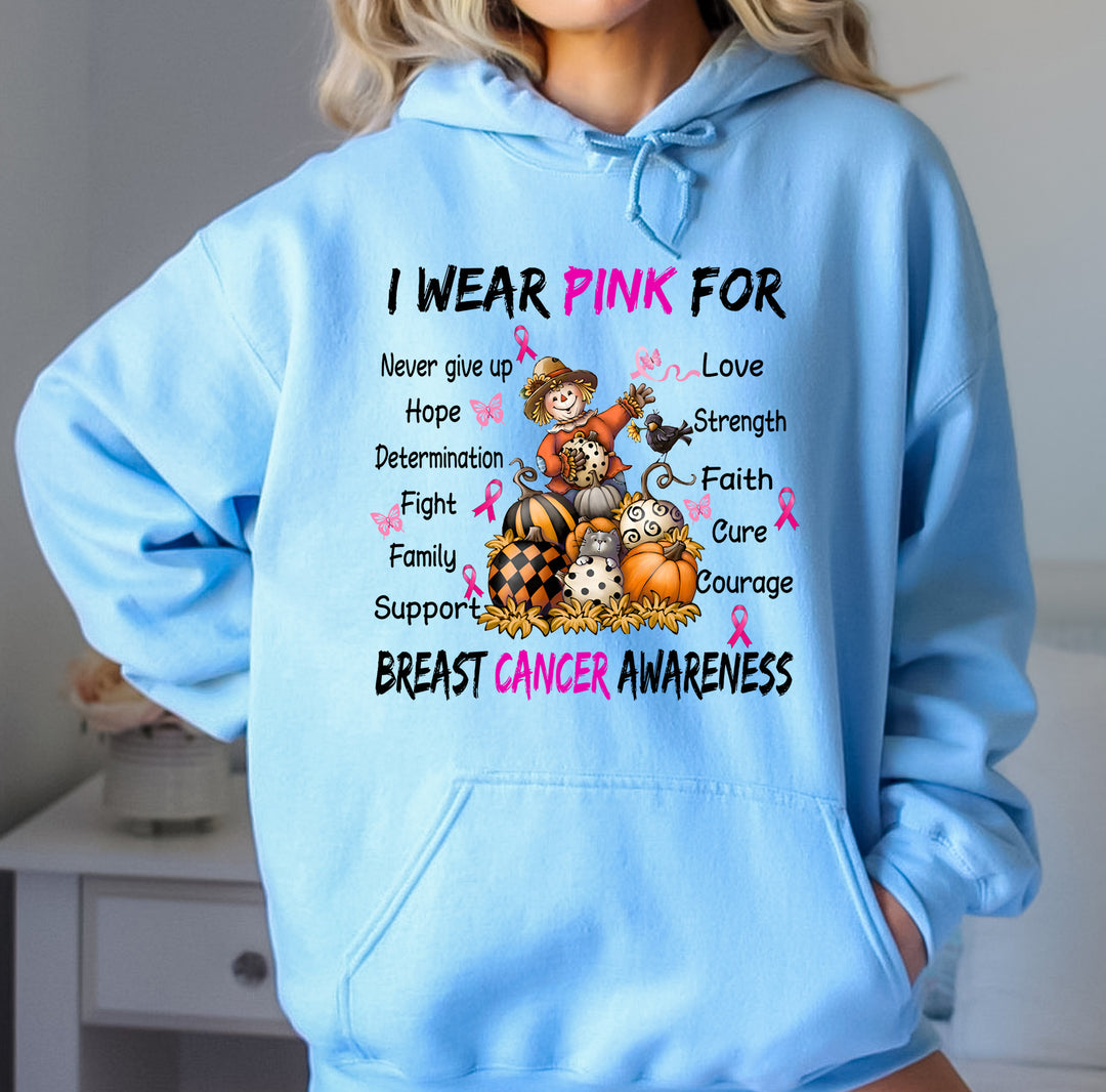 I Wear Pink For Breast Cancer - Hoodie & Sweatshirt