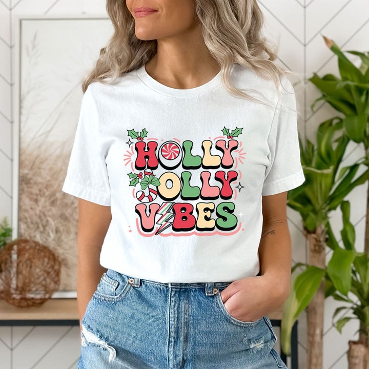 Holly Jolly Vibes new- Unisex T-Shirt