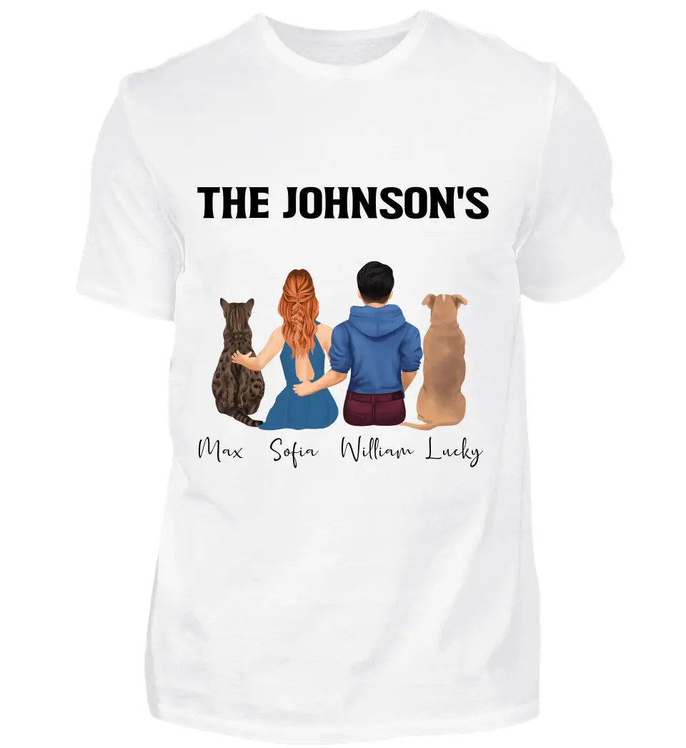 Personalized Family Portrait T-Shirt