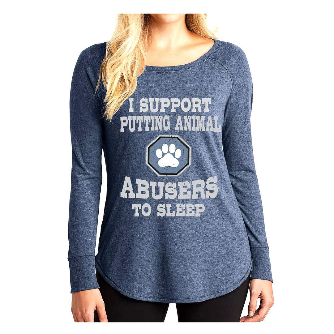 "I Support Putting Animal"- Stylish Long-Sleeve Tee