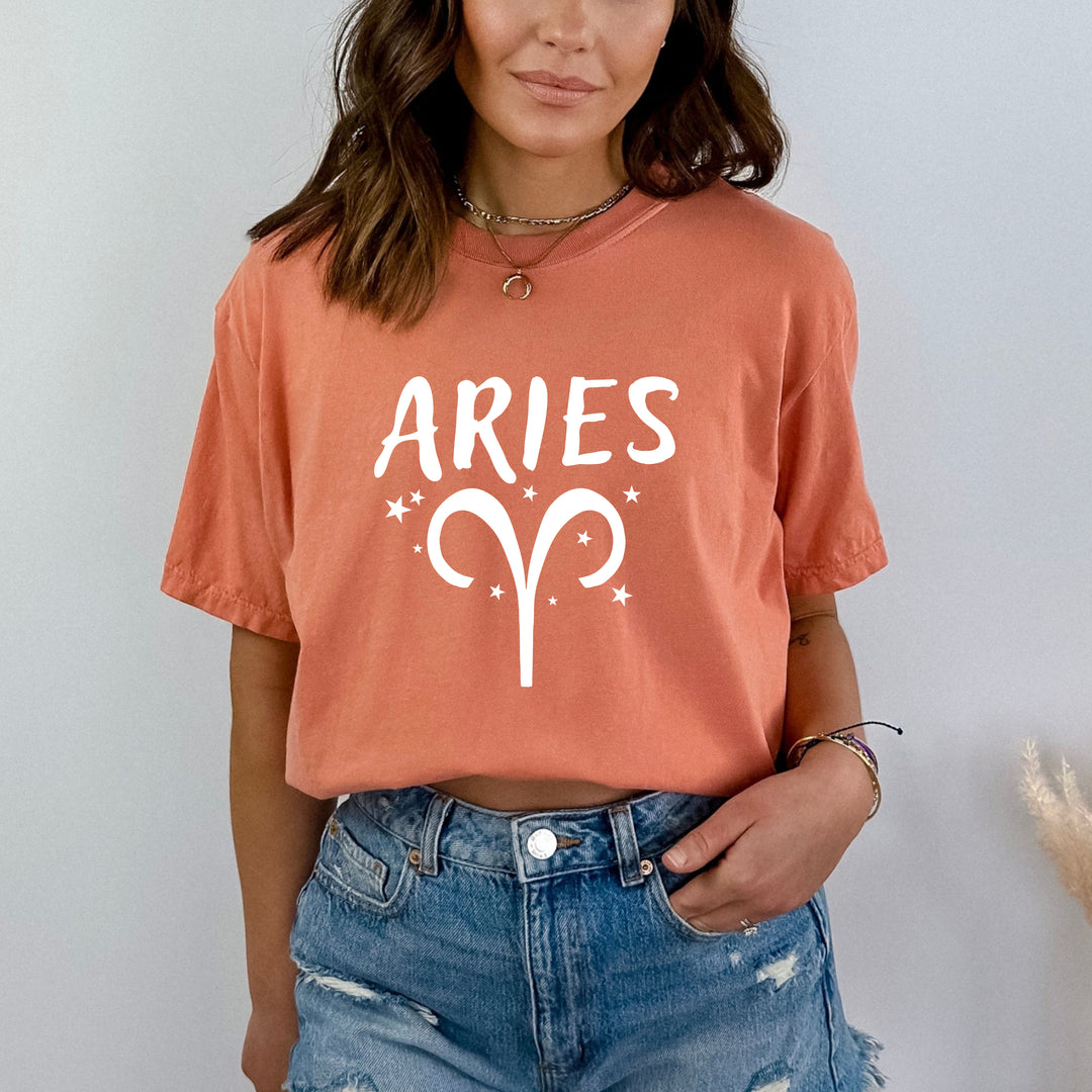 ''Aries" Astrological- Bella Canvas