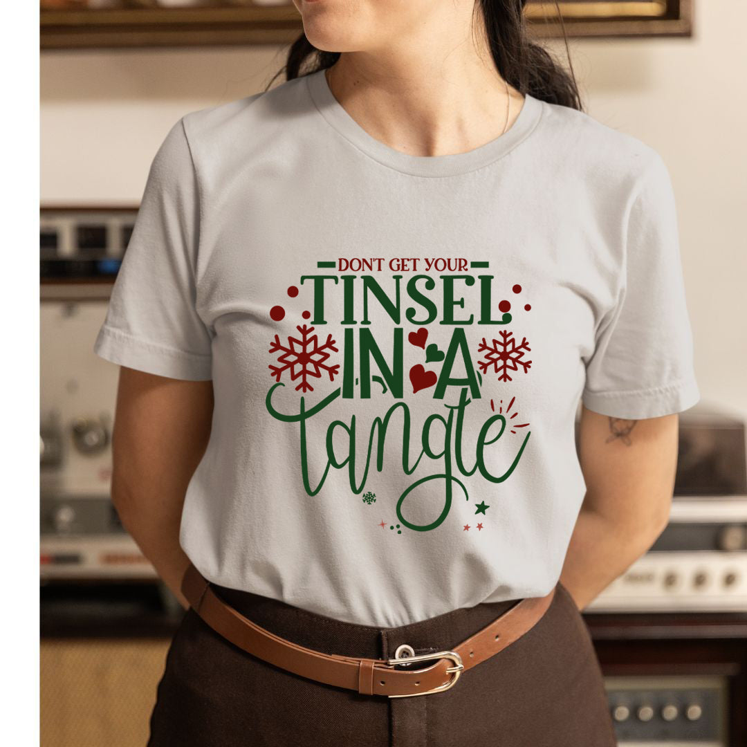 Tinsel In A Tangle - Unisex T-Shirt