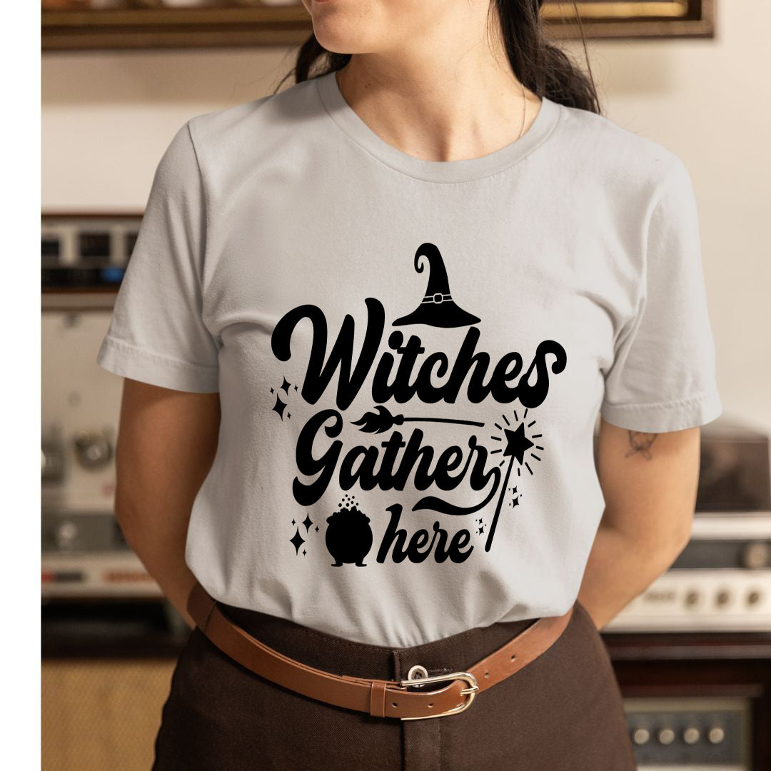 Witches Gather Here - Unisex T-Shirt