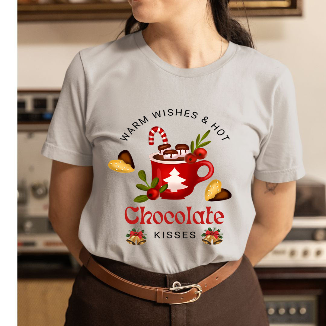 Warm Wishes Chocolate Kisses - Unisex T-Shirt