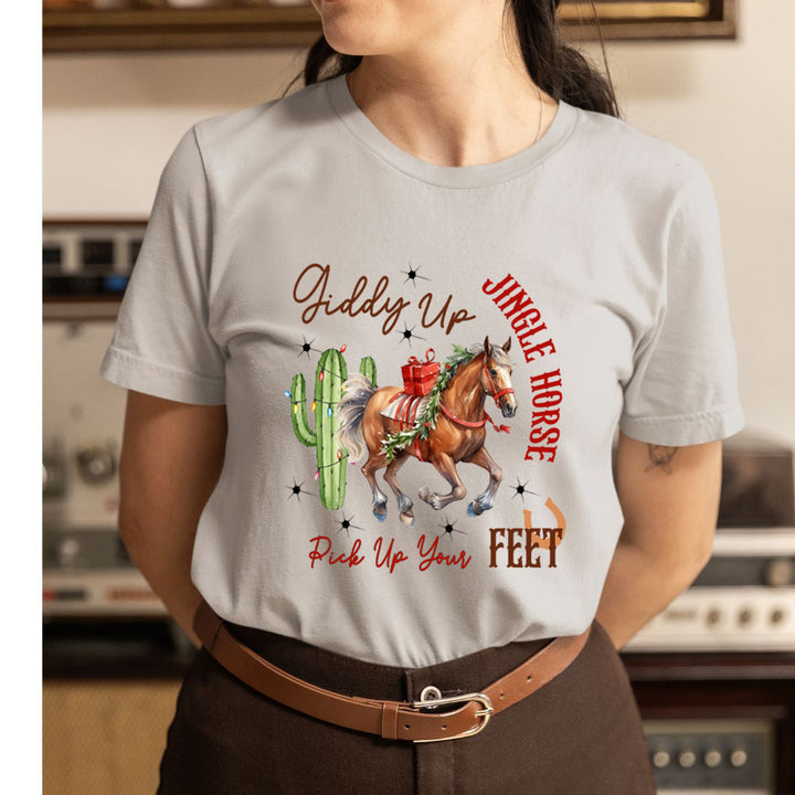 Giddy Up Jingle Horse - Unisex T-Shirt