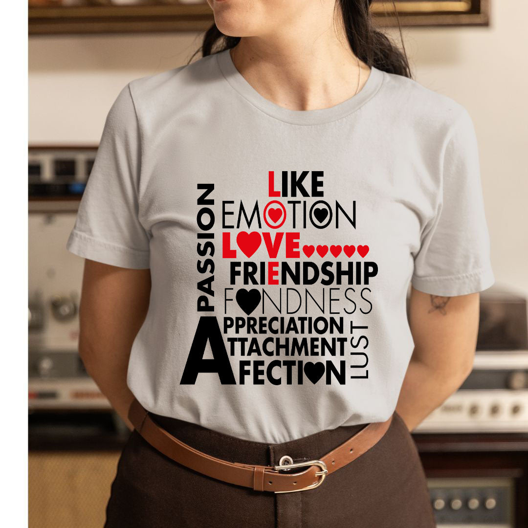 Like Emotion Love Friendship - Unisex T-Shirt