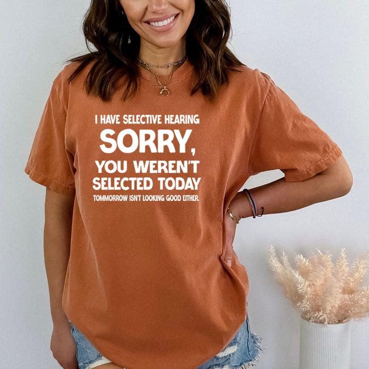 Selective Hearing - Bella Canvas