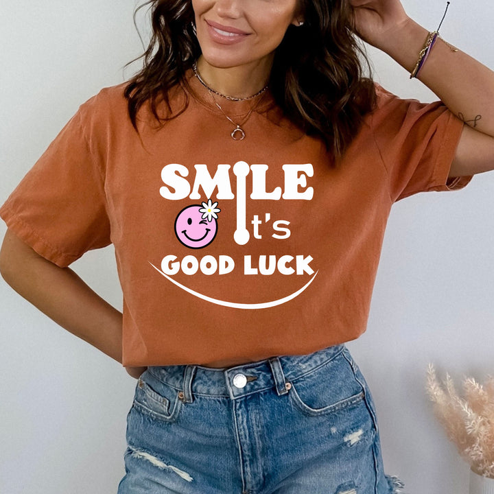 Smile It's Good Luck - Bella canvas