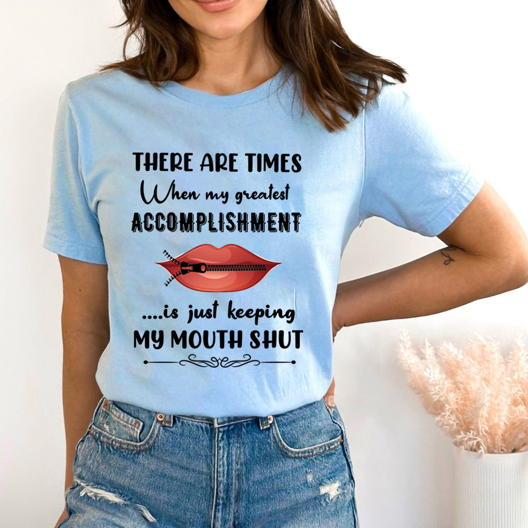 Keeping My Mouth Shut - Bella Canvas