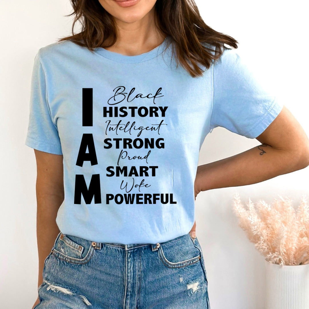 I Am Black History - Bella Canvas