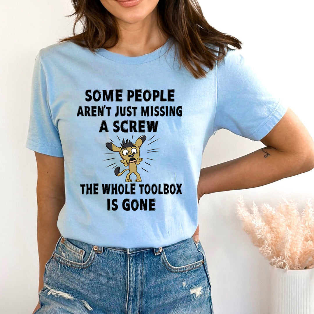 Some People Aren't Just Missing A Screw - Bella Canvas