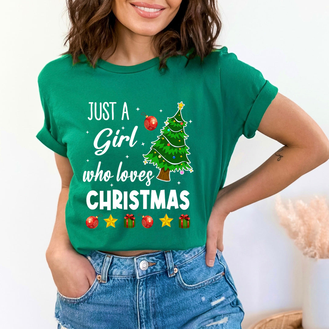 Just A Girl Who Loves Christmas(New) - Unisex T-Shirt