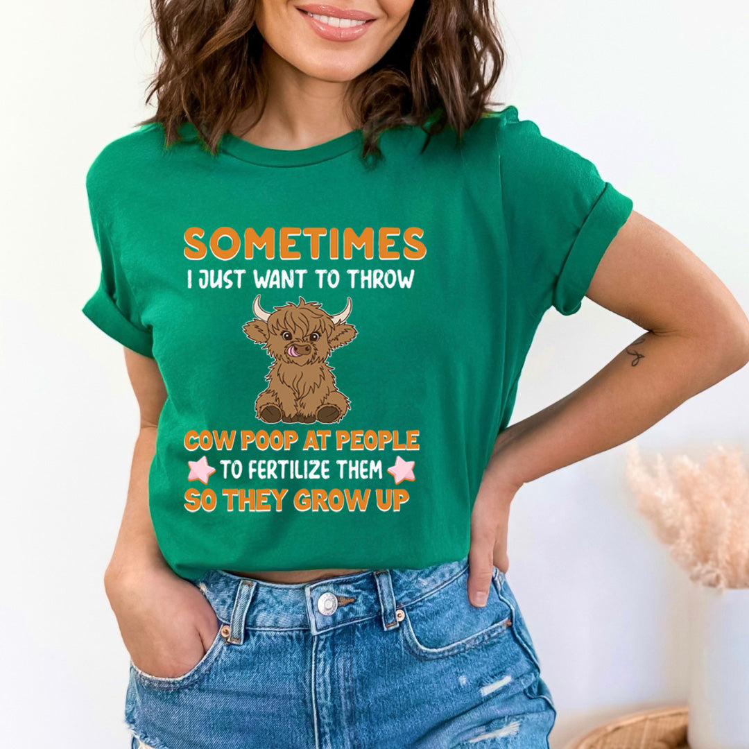 Sometimes I Just Want To Throw - Bella Canvas