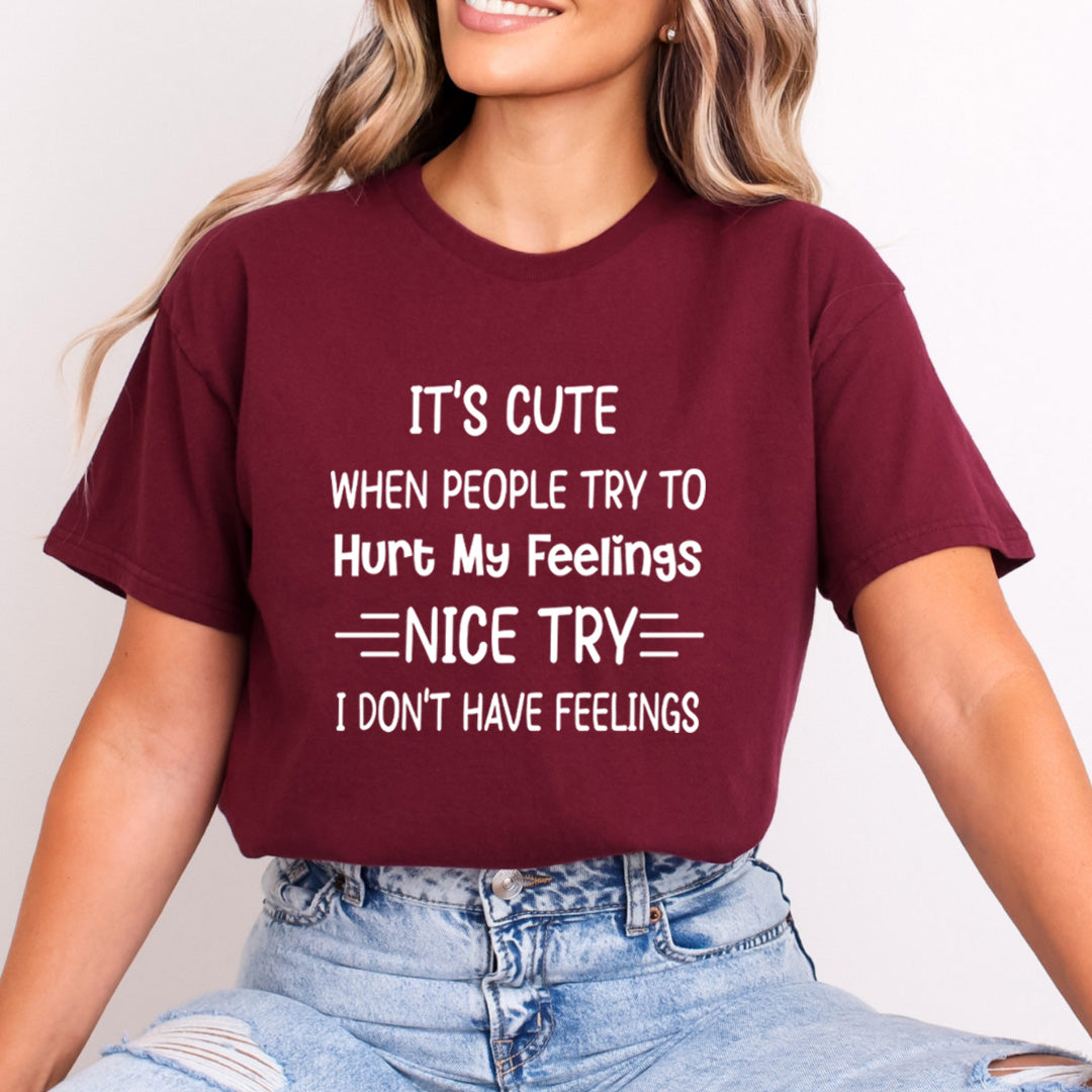 When People Try To Hurt My Feelings - Bella Canvas