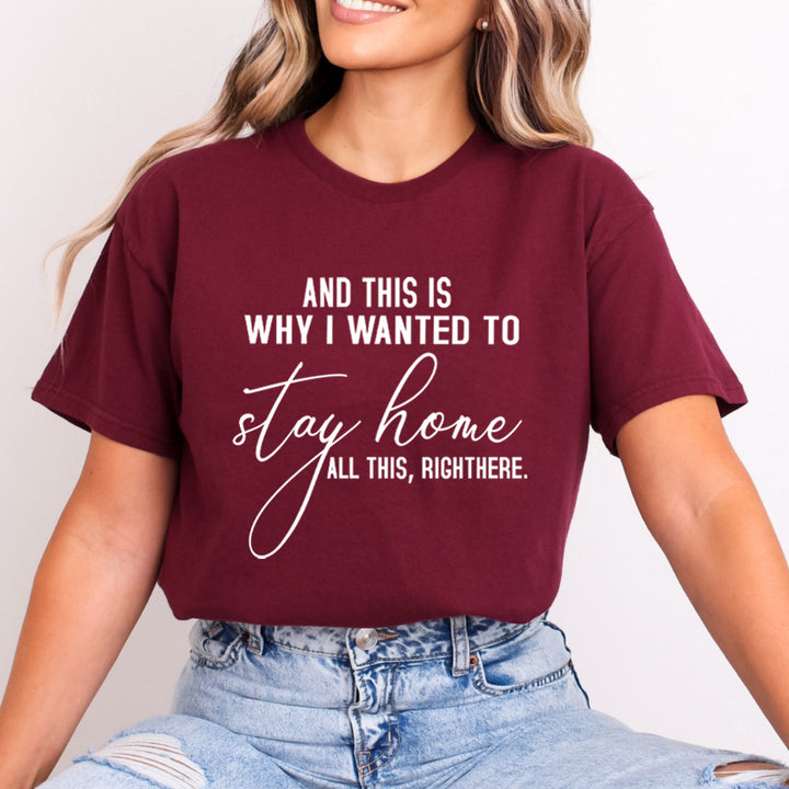 Stay Home - Bella Canvas