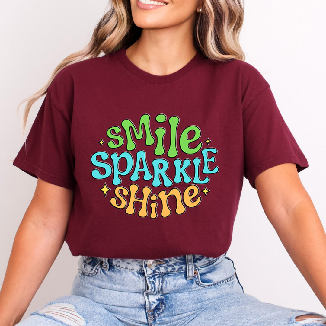 Smile Sparkle Shine - Bella Canvas