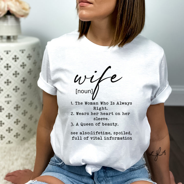 Wife Noun - Bella Canvas