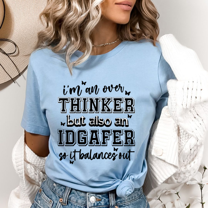 I'm An Over Thinker - Bella Canvas
