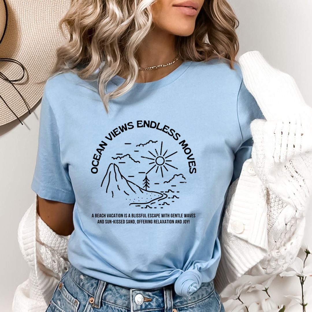 Ocean Views Endless Moves - Bella Canvas