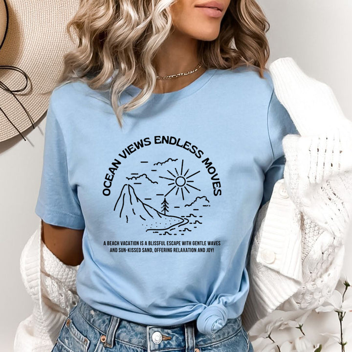 Ocean Views Endless Moves - Bella Canvas