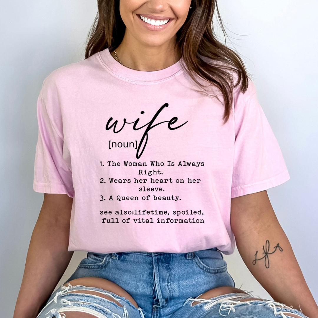 Wife Noun - Bella Canvas