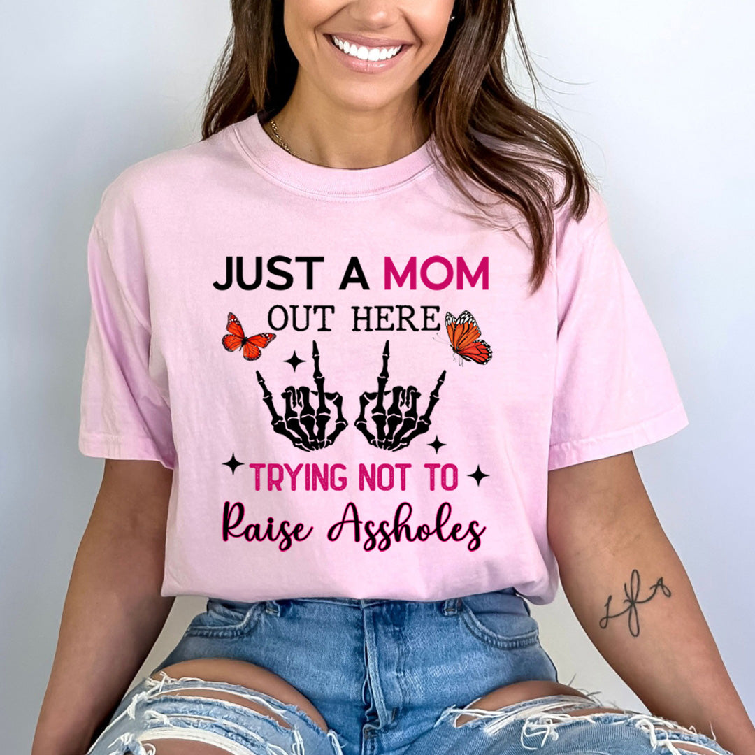 Trying Not To Raise Assholes - Bella Canvas