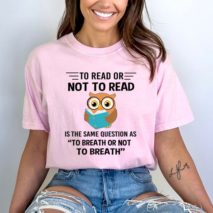 To Read Or Not To Read - Bella Canvas