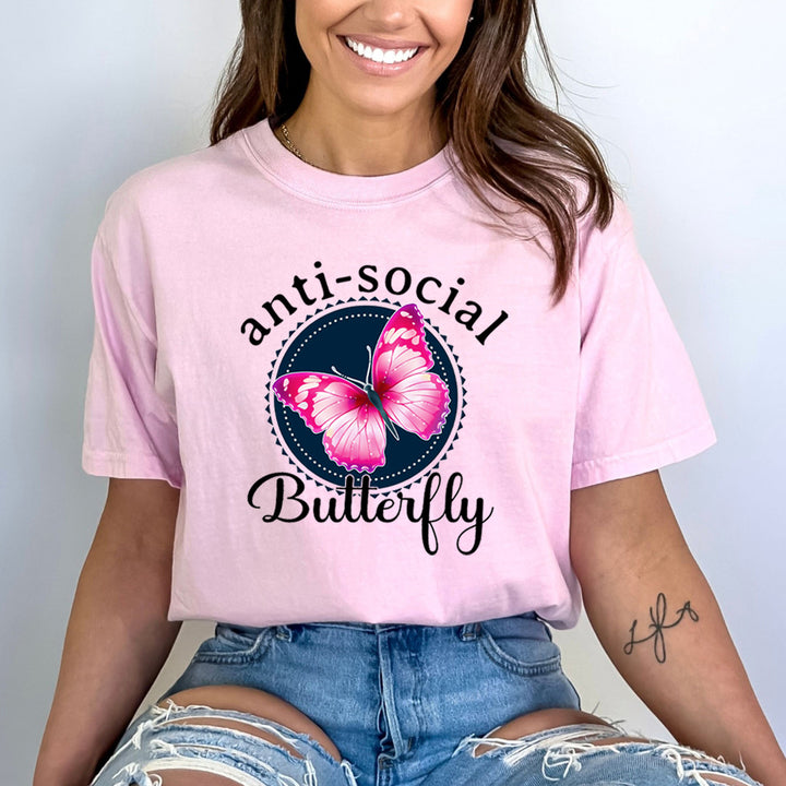 Anti - Social Butterfly - Bella Canvas