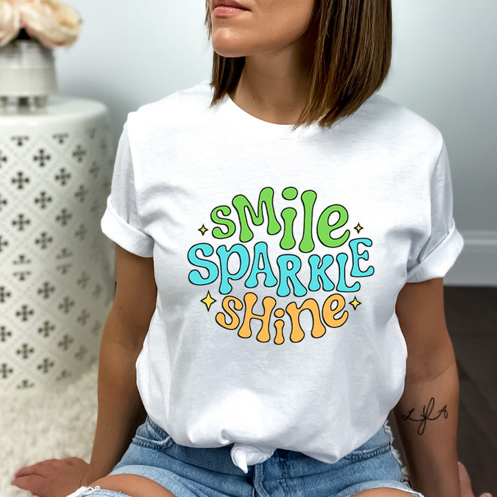 Smile Sparkle Shine - Bella Canvas