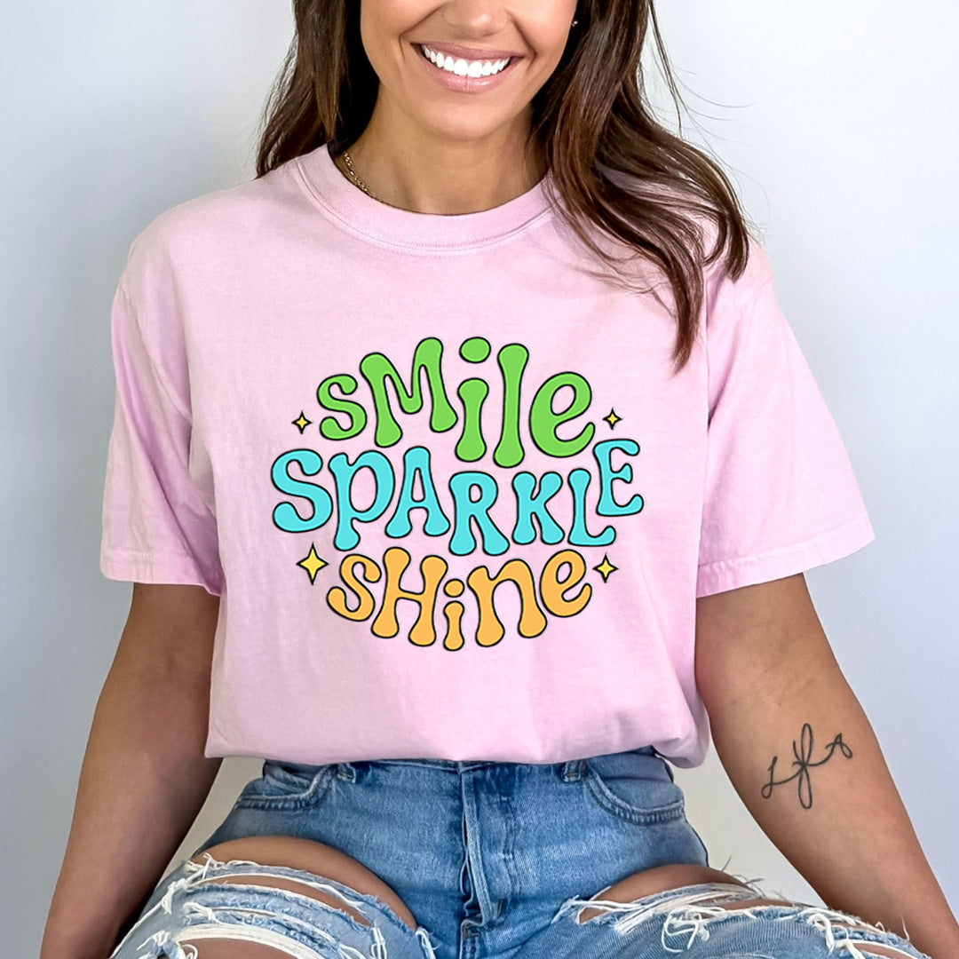 Smile Sparkle Shine - Bella Canvas
