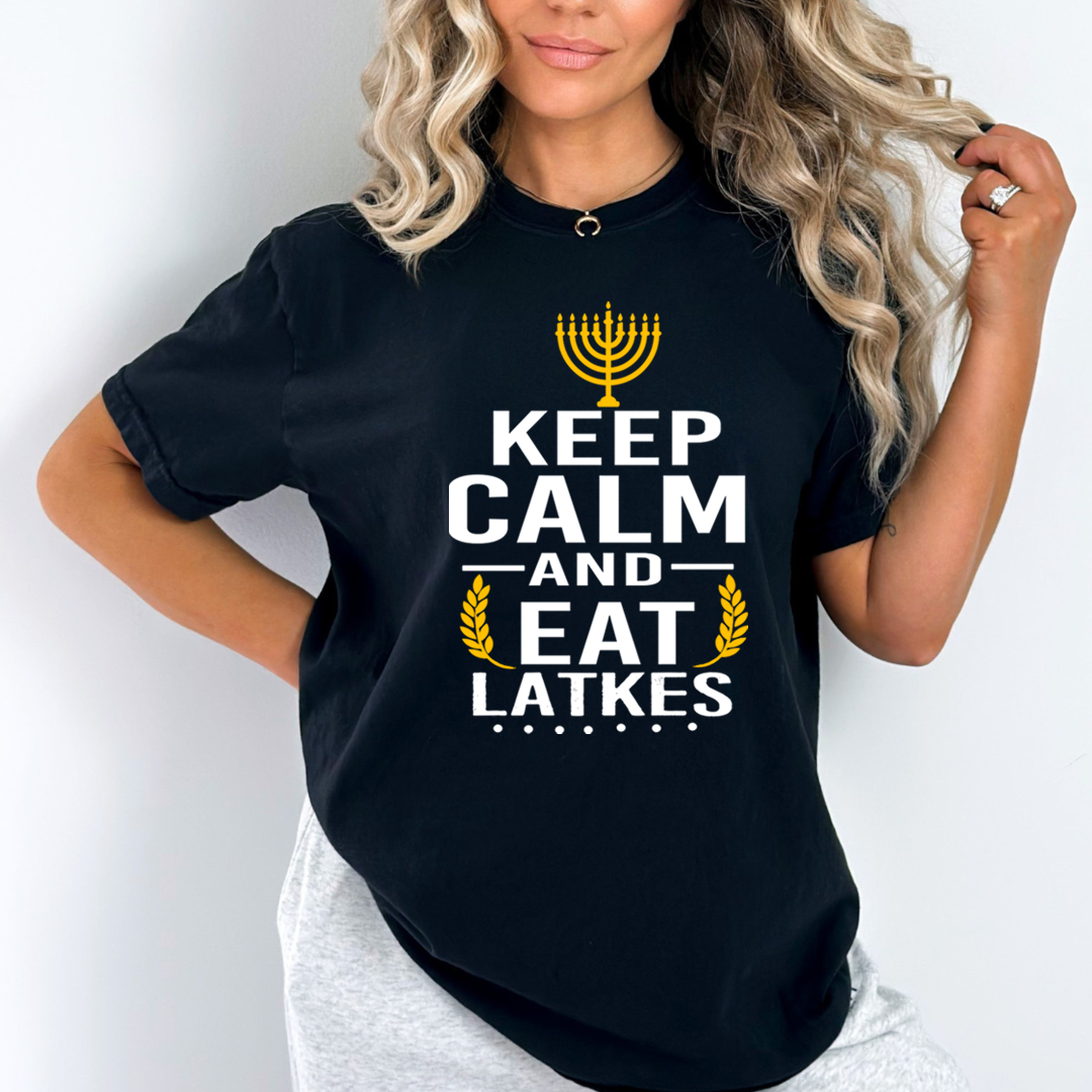 Keep Calm And Latkes - Unisex T-Shirt