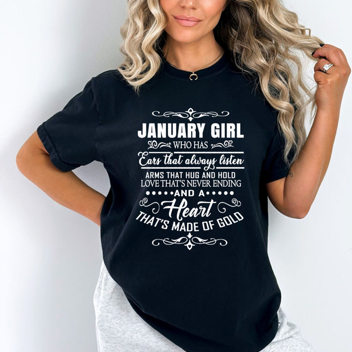 January Girl Who Has Heart That&