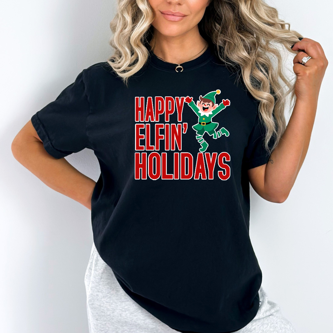 Happy Elfin' Holidays - Unisex T-Shirt