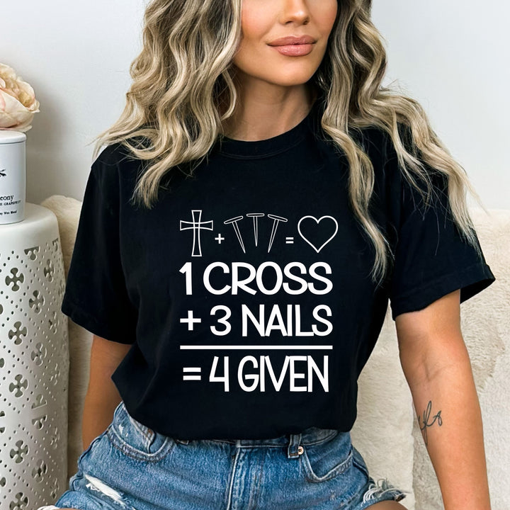 1 Cross + 3 Nails - Bella canvas