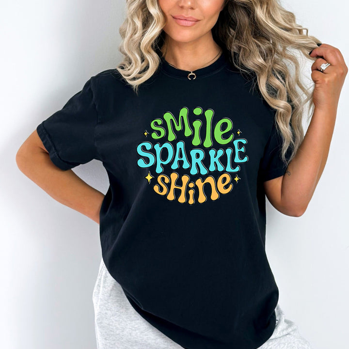 Smile Sparkle Shine - Bella Canvas