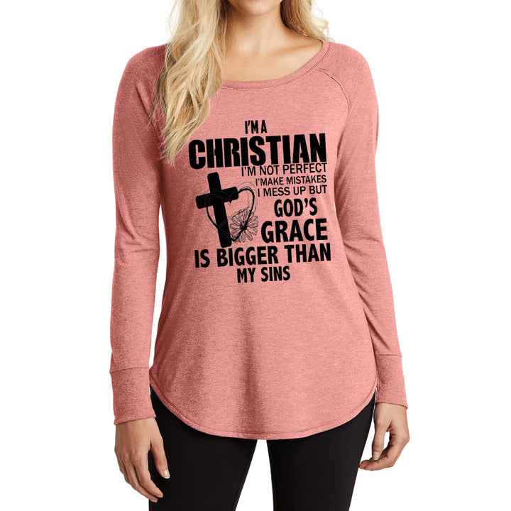 "I'M A CHRISTIAN -Stylish Long-Sleeve Tee