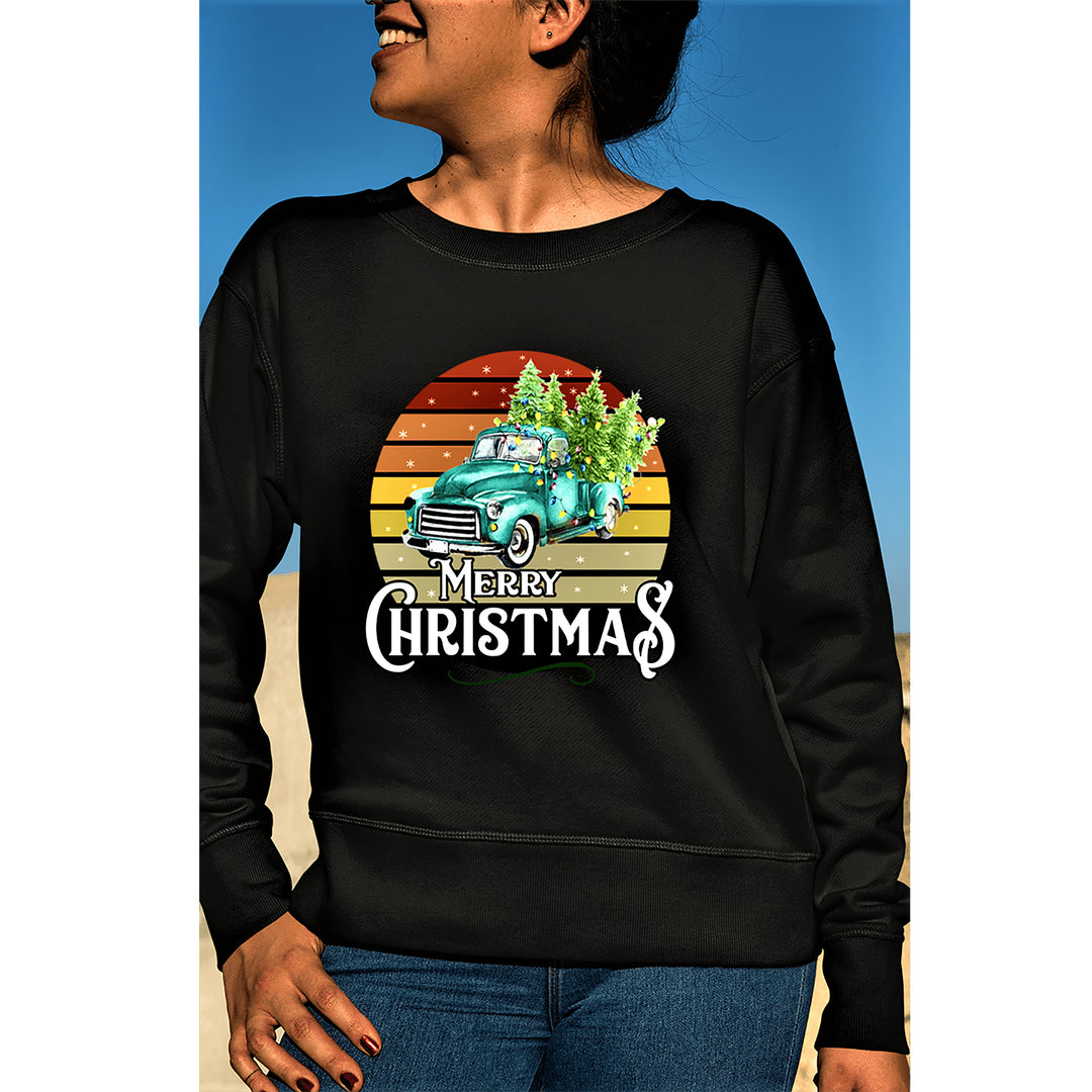 "MERRY CHRISTMAS CAR"- Hoodie & Sweatshirt.