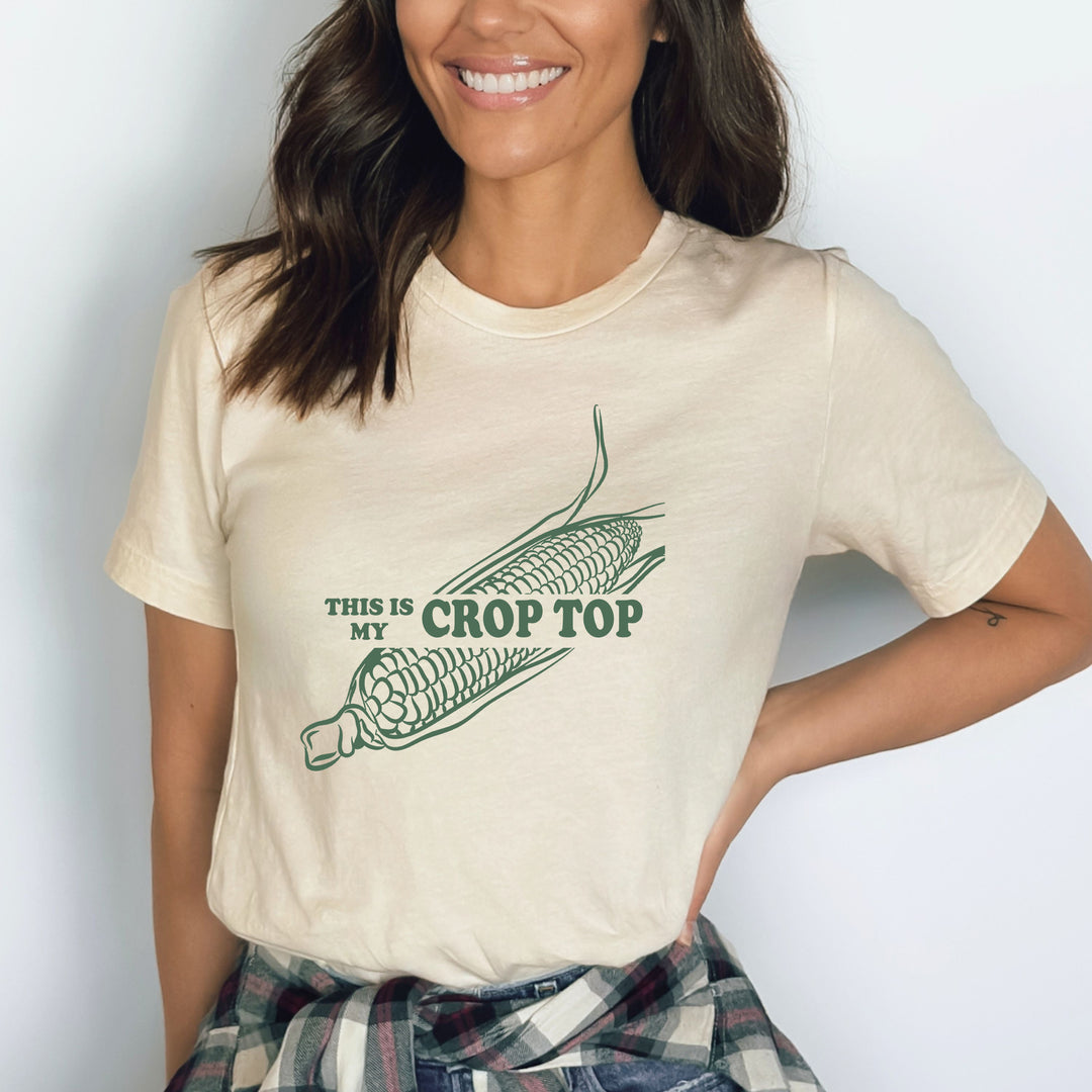 "This is My Crop Top"- Bella Canvas T-Shirt