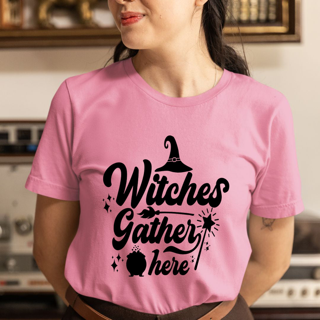 Witches Gather Here - Unisex T-Shirt