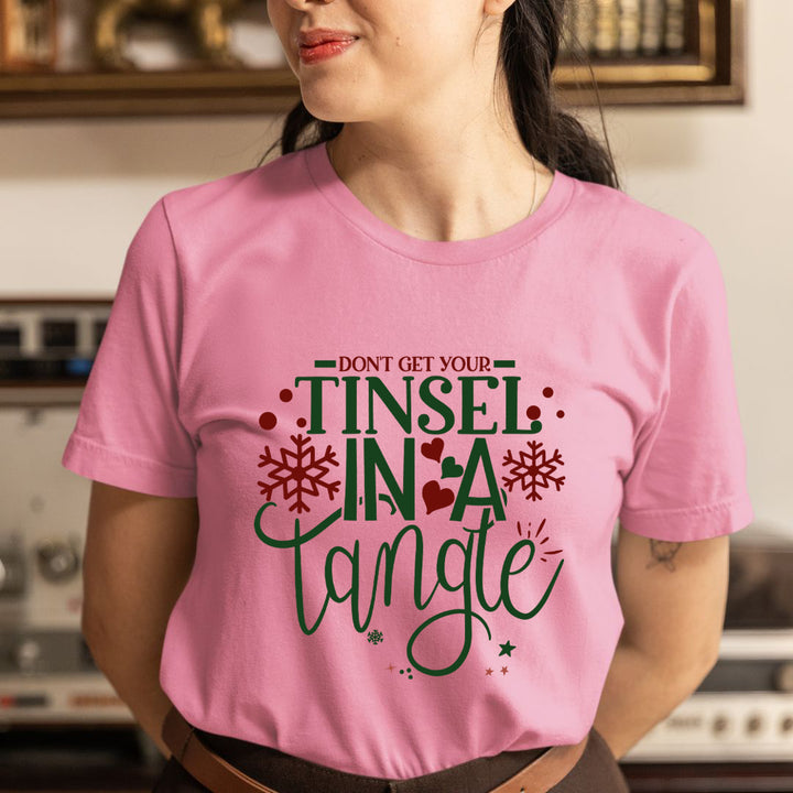 Tinsel In A Tangle - Unisex T-Shirt