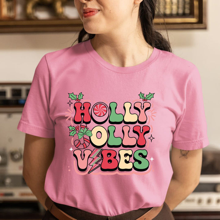 Holly Jolly Vibes new- Unisex T-Shirt