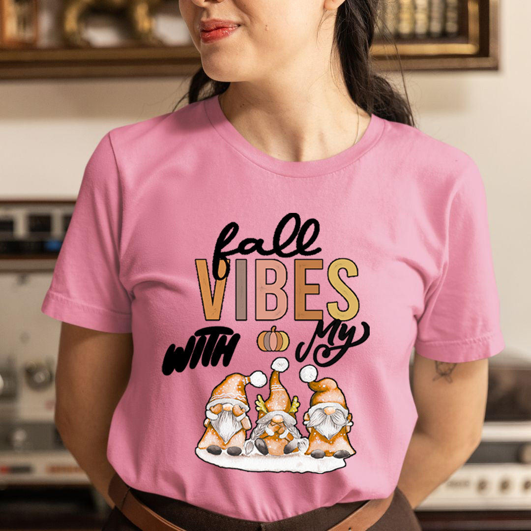 Vibes With My Gnomies - Unisex T-Shirt