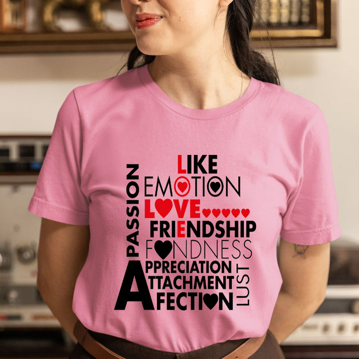Like Emotion Love Friendship - Unisex T-Shirt