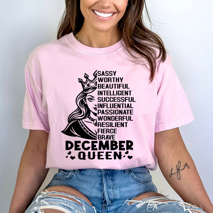 December Queen Worthy And Beautiful - Bella Canvas