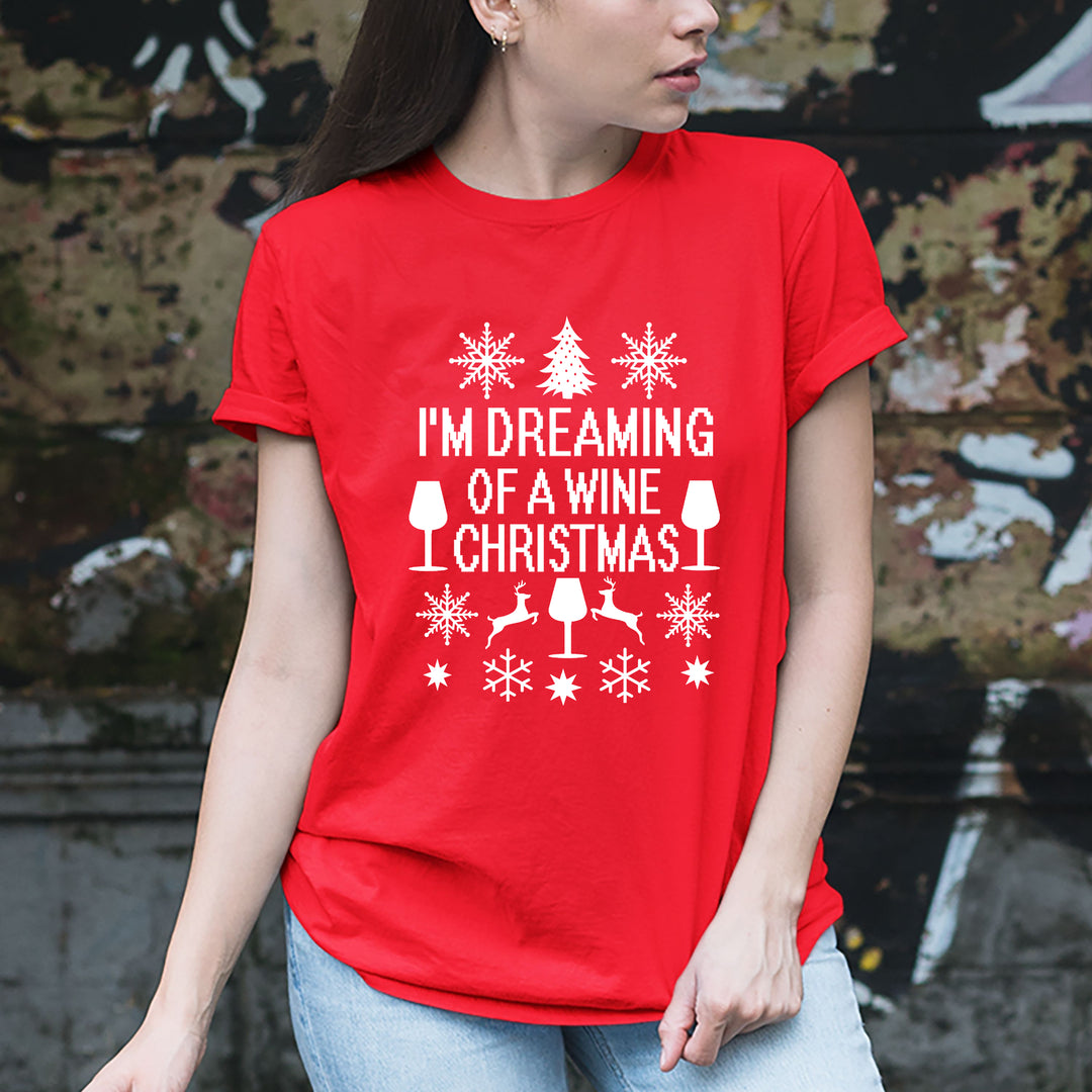 ''I'm Dreaming Of Wine Christmas "
