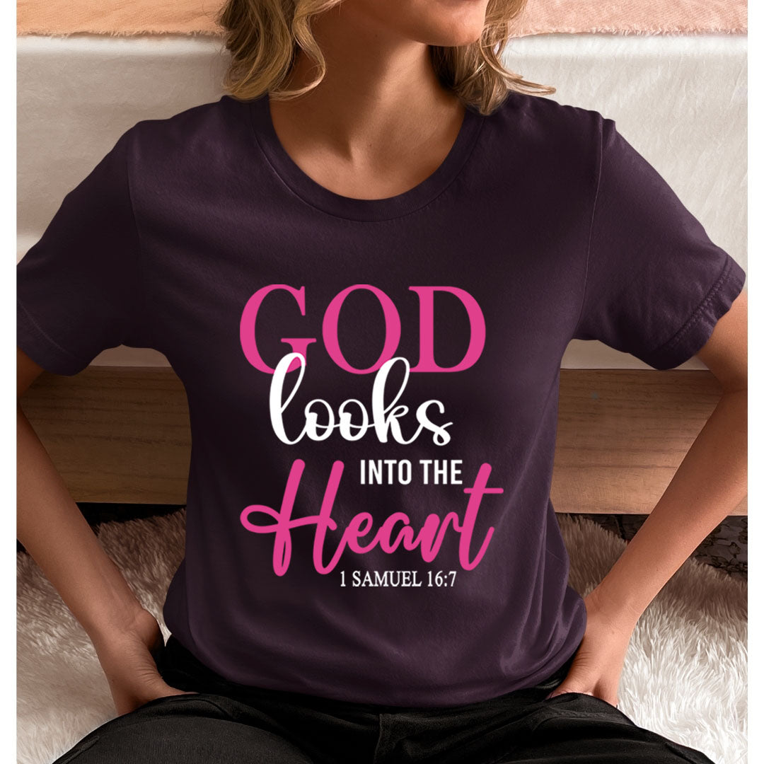 God Looks Into The Heart - Unisex T-Shirt