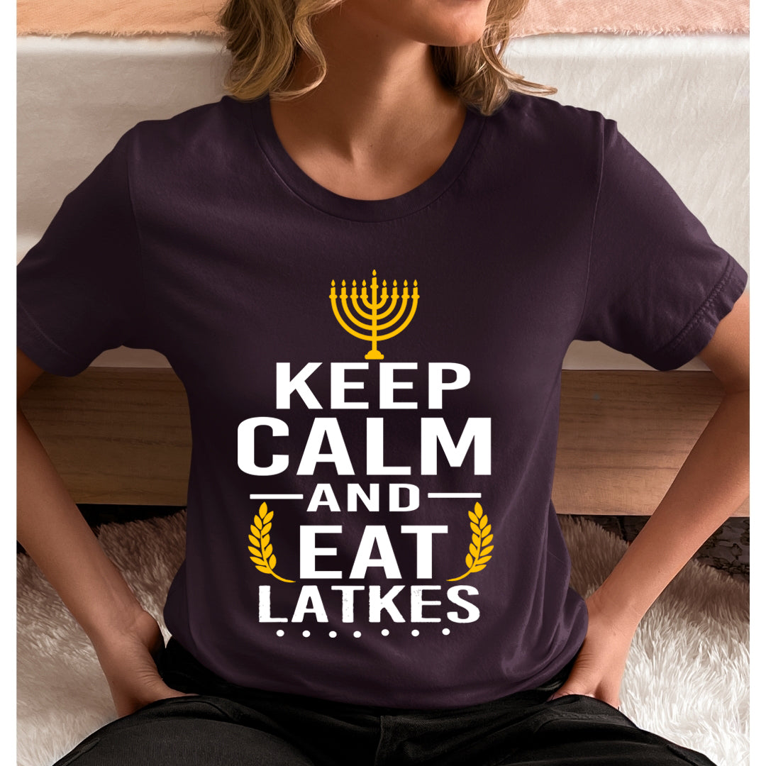 Keep Calm And Latkes - Unisex T-Shirt