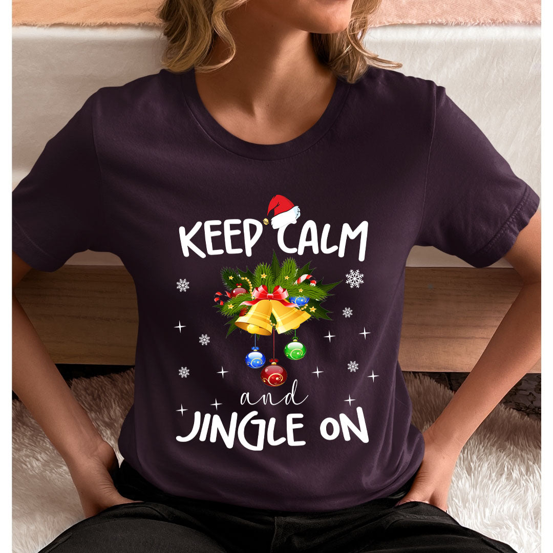 Keep Calm And Jingle On - Unisex T-Shirt