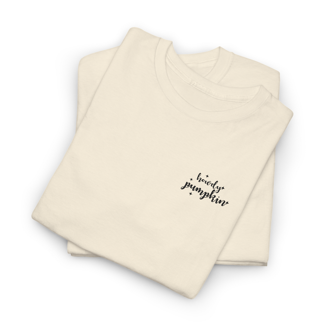 Howdy Pumpkin - Embroidery Design (T-Shirt)