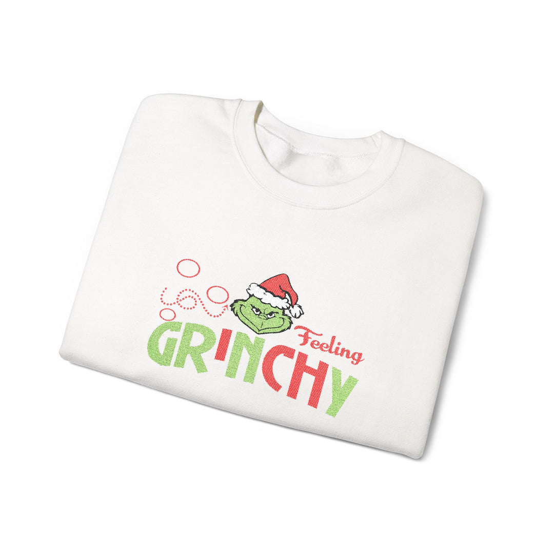 Feeling Grinchy - Embroidery Design (Sweatshirt & Hoodie)